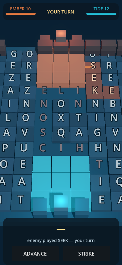 Voxel siege — blocky 3D board in Godot